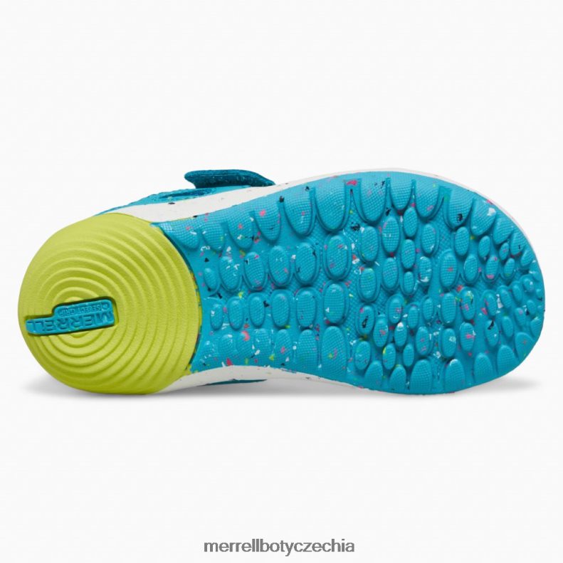 Merrell Holé kroky h2o tenisky (ml166803) obuv J064V21394 tyrkysová/limetková děti