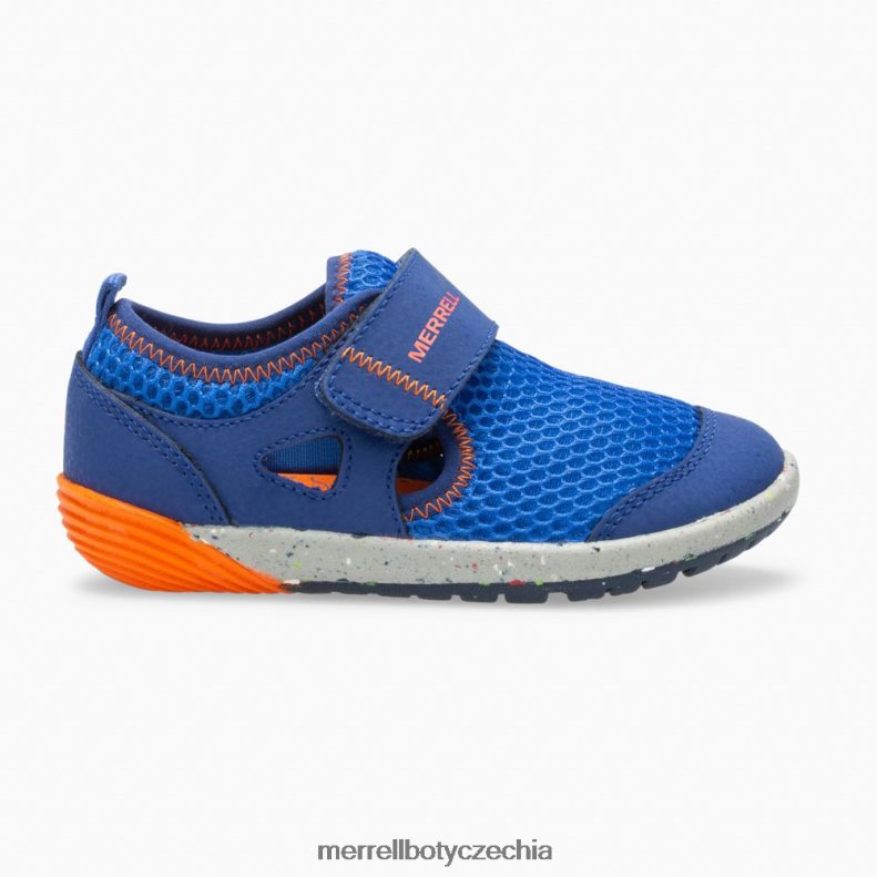 Merrell Holé kroky h2o tenisky (ml260875) obuv J064V21396 modrá/oranžová děti - Kliknutím na obrázek zavøete