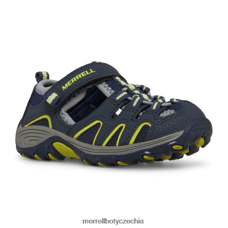 Merrell Hydro h2o turistické sandály (MC54859) obuv J064V21500 námořnictvo/limetka děti