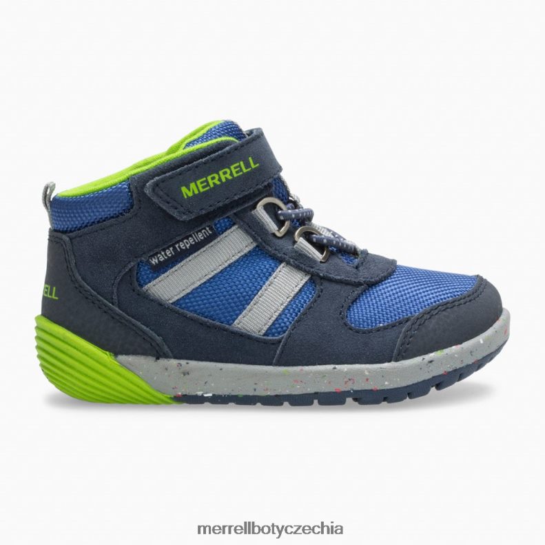 Merrell holé kroky ridge jr hiker (ml262608) obuv J064V21459 námořnická/zelená děti - Kliknutím na obrázek zavøete