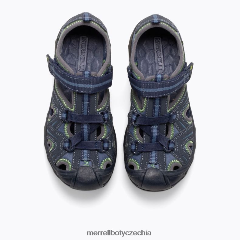 Merrell hydro sandály (mc53375) obuv J064V21408 námořnická / zelená děti