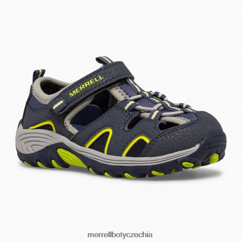 Merrell sandály hydro h2o hiker jr (ml265932) obuv J064V21406 námořnictvo/limetka děti