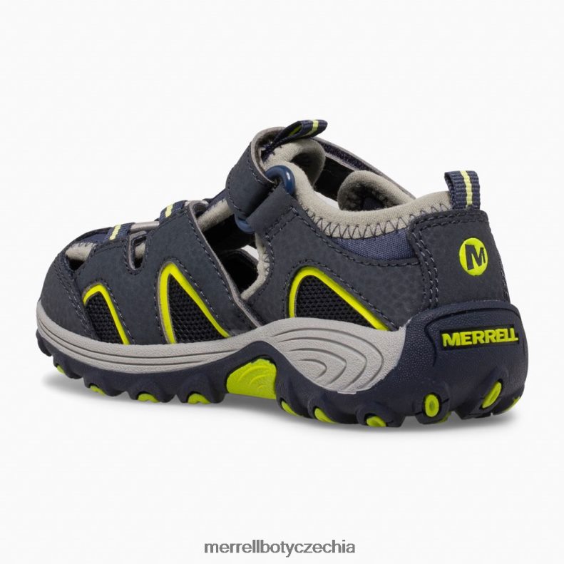 Merrell sandály hydro h2o hiker jr (ml265932) obuv J064V21406 námořnictvo/limetka děti