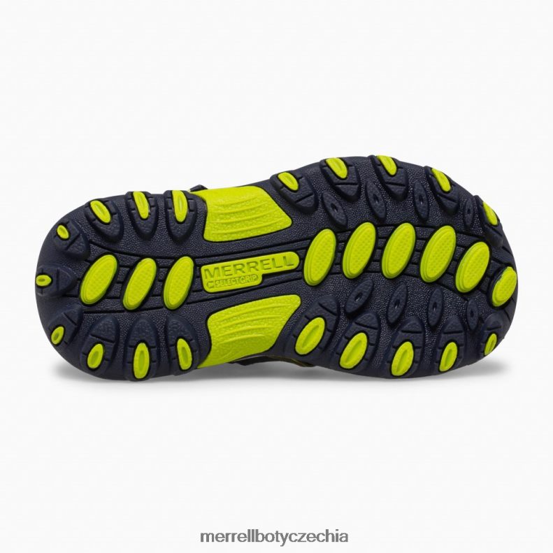 Merrell sandály hydro h2o hiker jr (ml265932) obuv J064V21406 námořnictvo/limetka děti