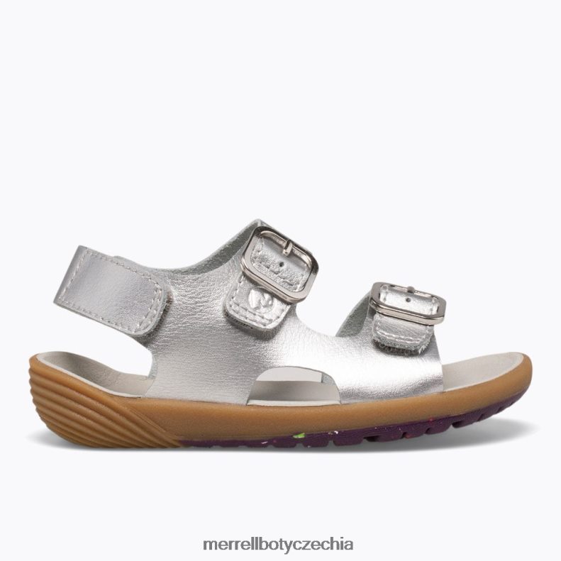 Merrell sandály na holé kroky (ml161231) obuv J064V21402 stříbrný děti