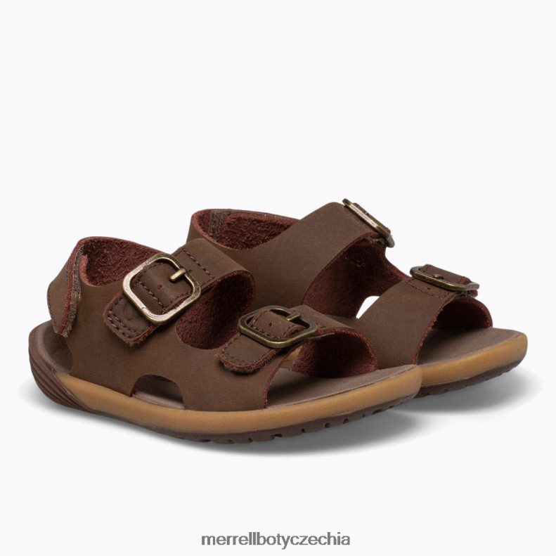 Merrell sandály na holé kroky (ml261230) obuv J064V21401 hnědý děti