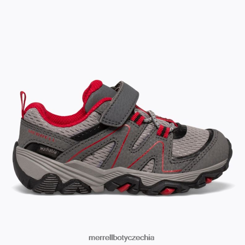 Merrell trail quest jr. (ml263182) obuv J064V21348 šedá/červená/černá děti