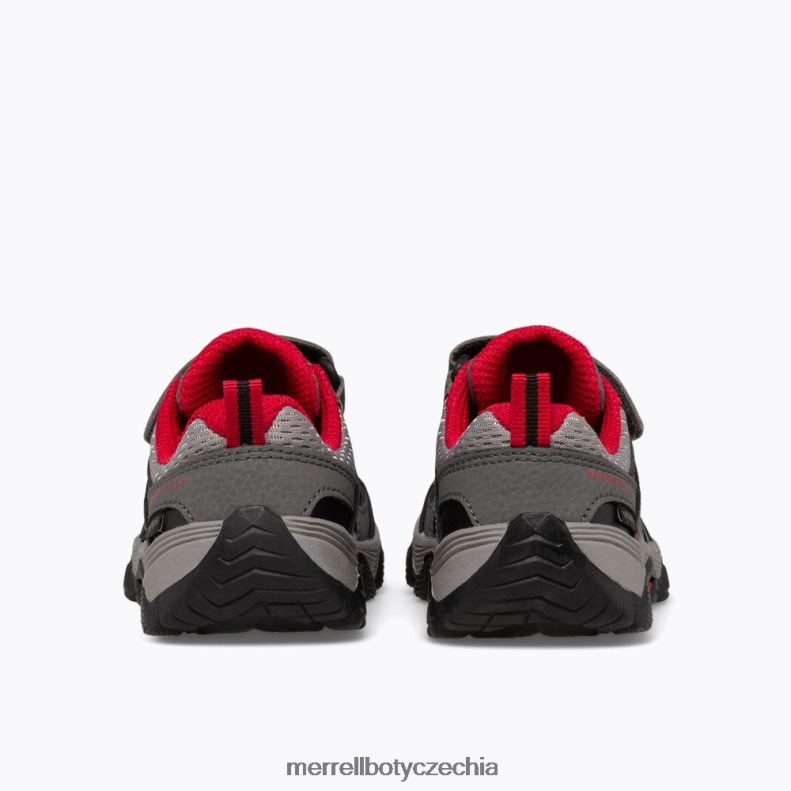 Merrell trail quest jr. (ml263182) obuv J064V21348 šedá/červená/černá děti