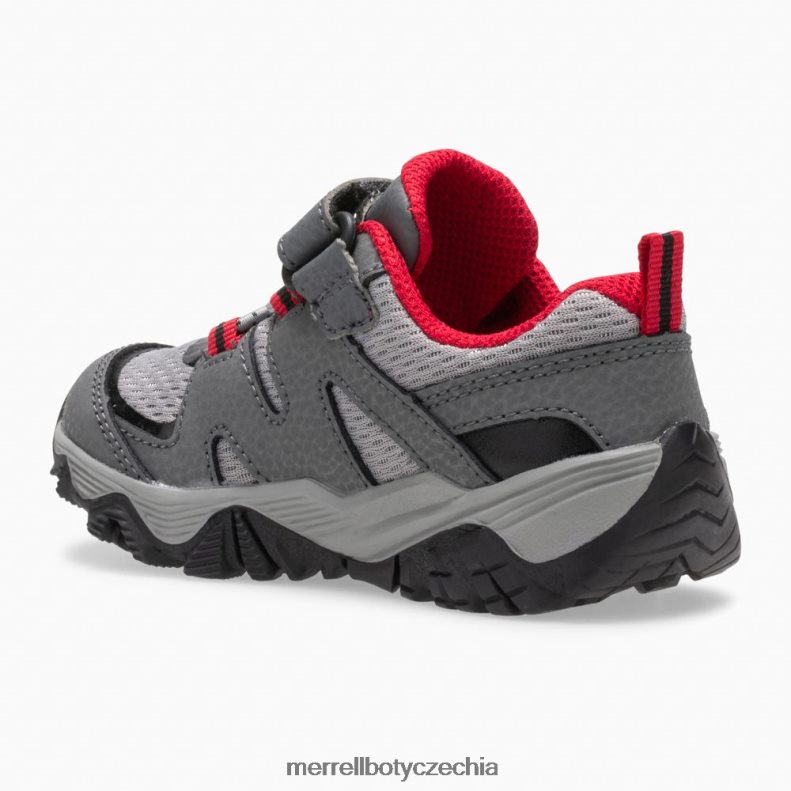 Merrell trail quest jr. (ml263182) obuv J064V21348 šedá/červená/černá děti