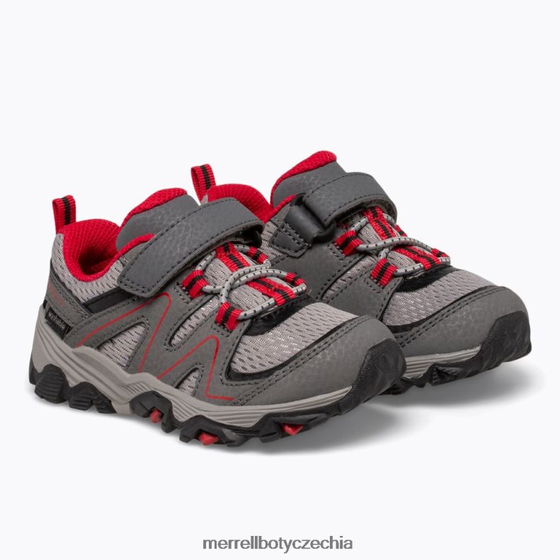 Merrell trail quest jr. (ml263182) obuv J064V21348 šedá/červená/černá děti