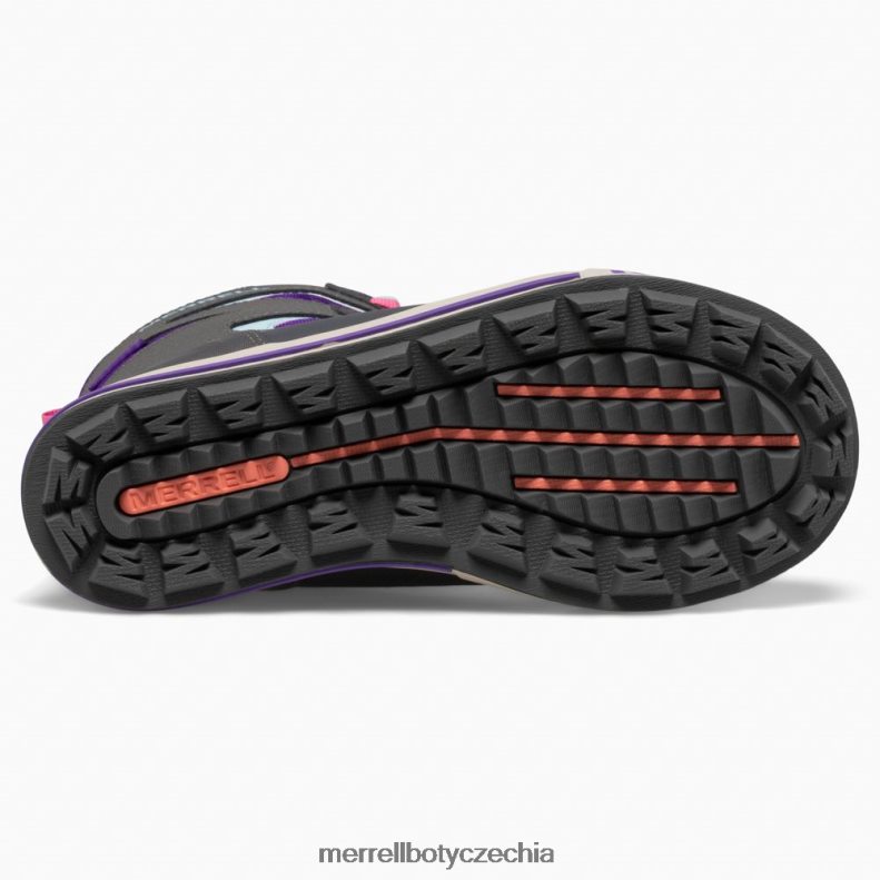 Merrell Bota Snow Bank 3.0 (mk166223k) obuv J064V21484 ultrafialová/šedá děti