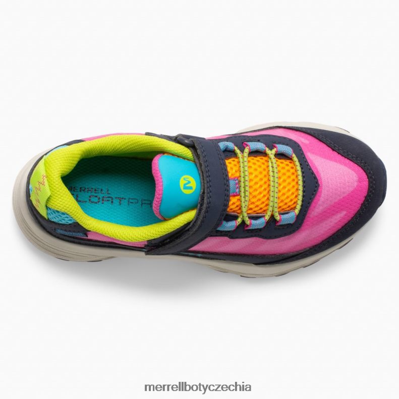 Merrell Moab rychlost nízká klimatizace vodotěsná (mk166216) obuv J064V21367 námořnictvo/multi děti