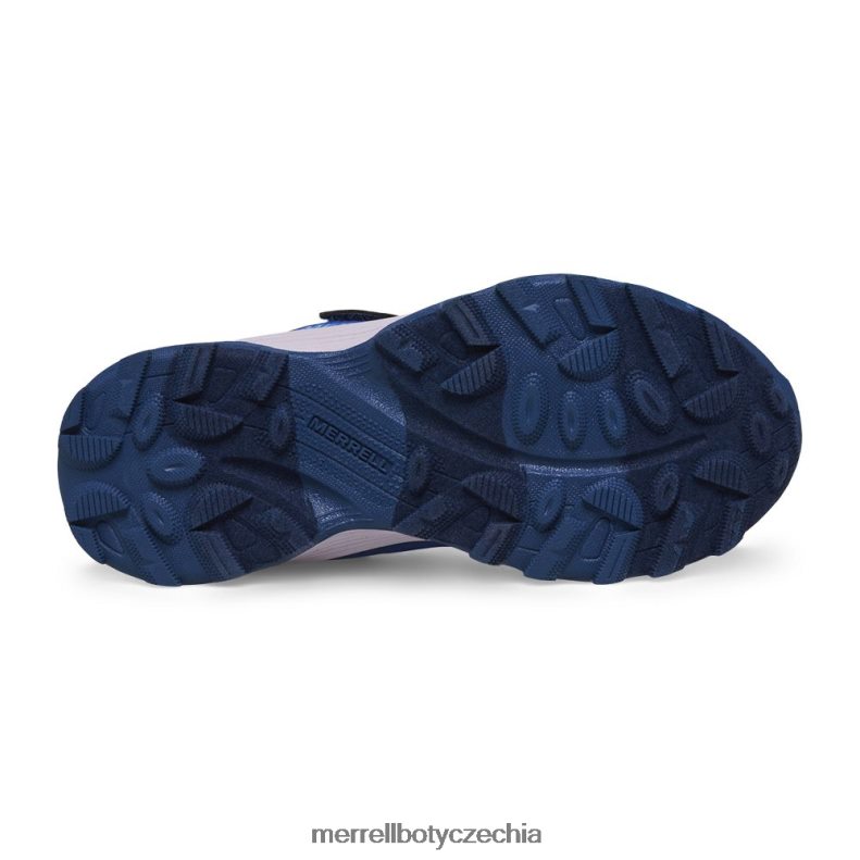 Merrell Moab rychlost nízká klimatizace vodotěsná (mk166989) obuv J064V21364 modrá/bobule/turq děti