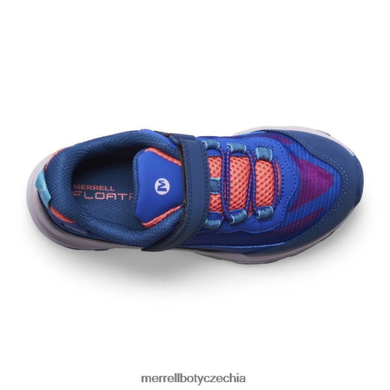 Merrell Moab rychlost nízká klimatizace vodotěsná (mk166989) obuv J064V21364 modrá/bobule/turq děti