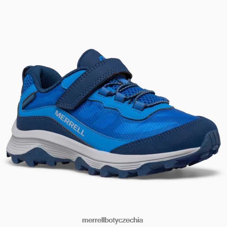 Merrell Moab rychlost nízká klimatizace vodotěsná (mk265979) obuv J064V21363 modrý děti