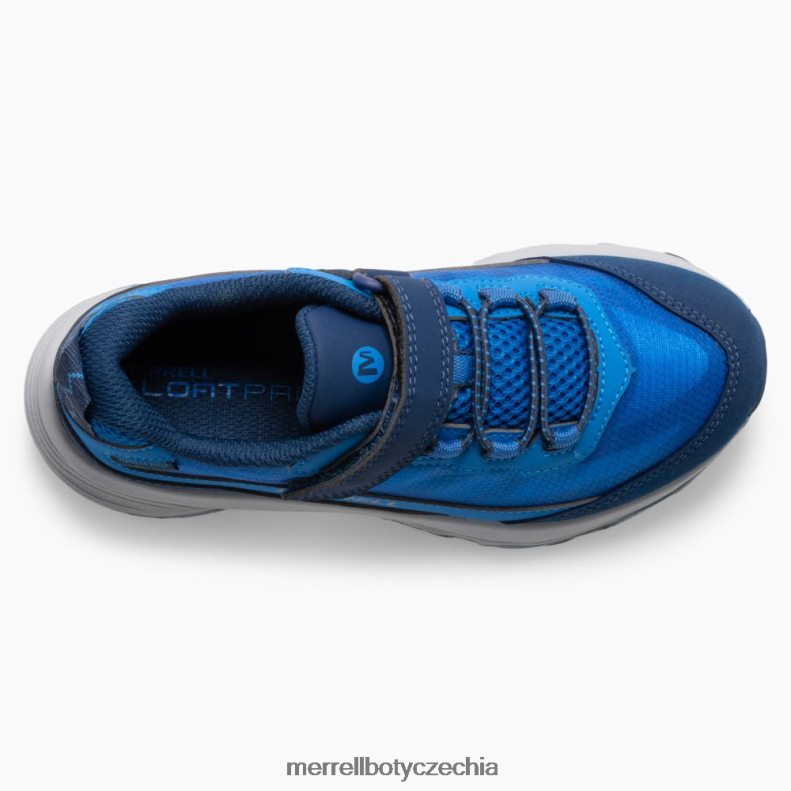 Merrell Moab rychlost nízká klimatizace vodotěsná (mk265979) obuv J064V21363 modrý děti