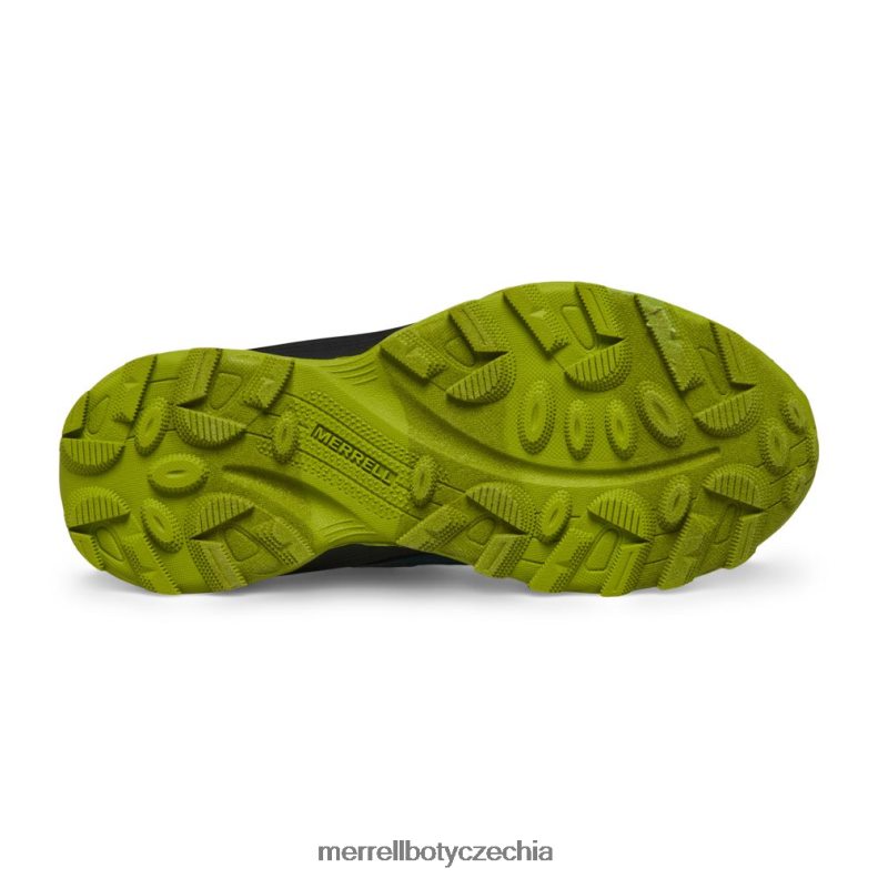 Merrell Moab rychlost nízká klimatizace vodotěsná (mk267111) obuv J064V21365 sytě zelená/černá děti