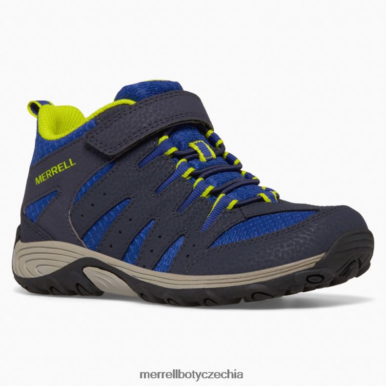 Merrell Outback mid 2 boot (mk265609) obuv J064V21453 námořnictvo/limetka děti