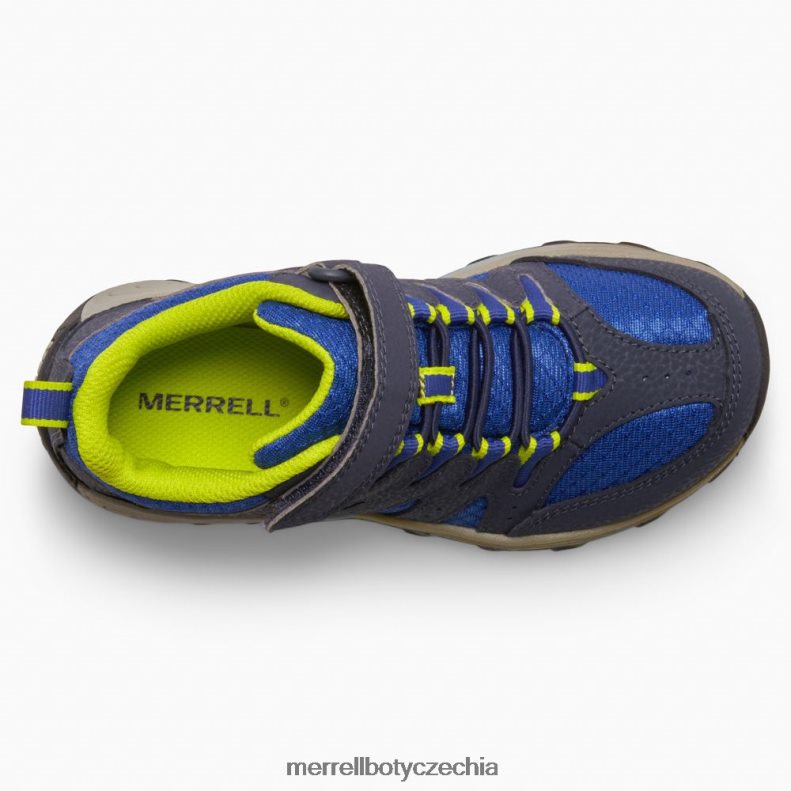 Merrell Outback mid 2 boot (mk265609) obuv J064V21453 námořnictvo/limetka děti