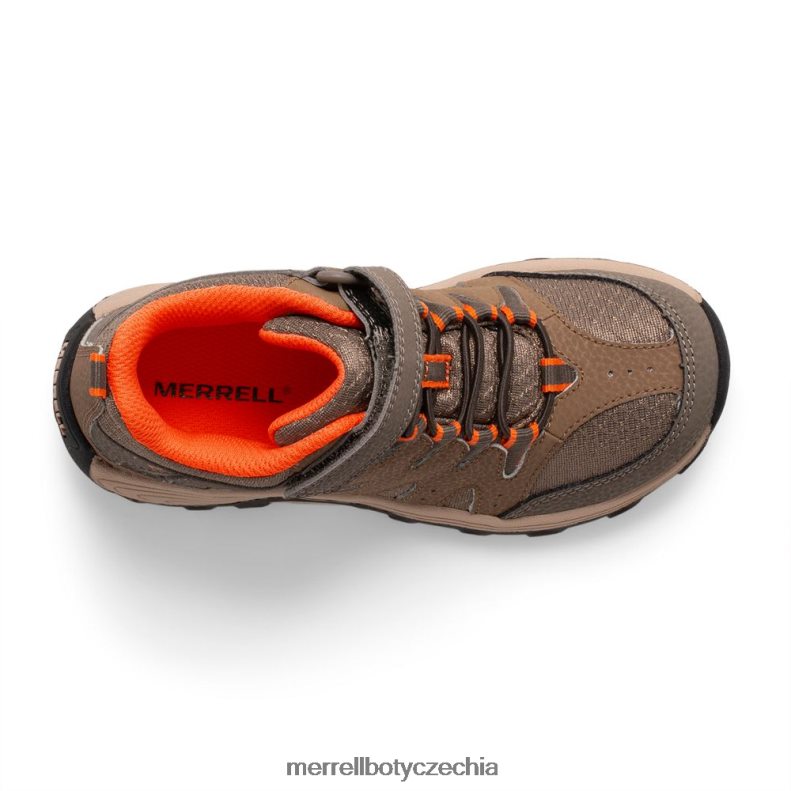 Merrell Outback mid 2 boot (mk266230) obuv J064V21452 střelný kouř/hlína děti