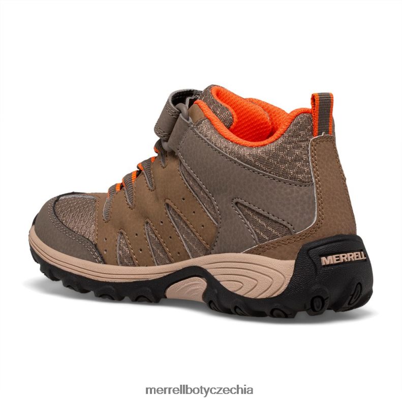 Merrell Outback mid 2 boot (mk266230) obuv J064V21452 střelný kouř/hlína děti