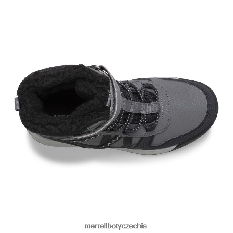 Merrell Vodotěsná bota snow Crush 2.0 (mk263125k) obuv J064V21507 černá/šedá děti