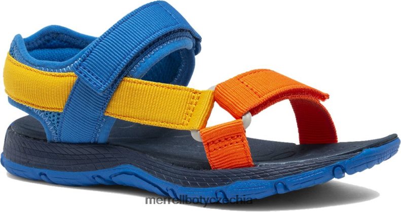 Merrell Webové sandály kahuna (mk264947k) obuv J064V21399 modrá multi děti