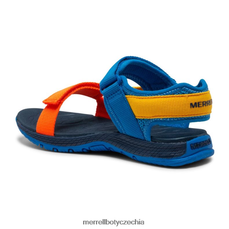 Merrell Webové sandály kahuna (mk264947k) obuv J064V21399 modrá multi děti