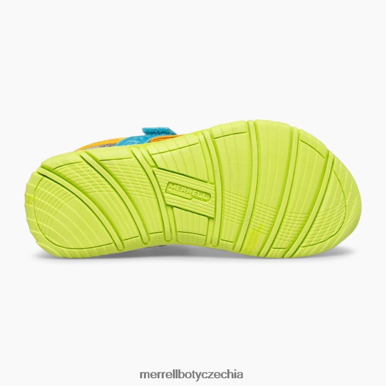 Merrell Webové sandály kahuna (mk265674k) obuv J064V21400 šedé logo/multi děti