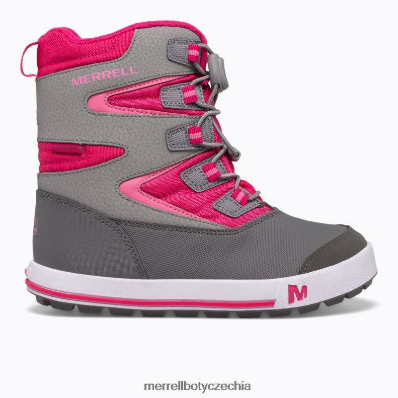 Merrell bota snowbank 3.0 (mk165187k) obuv J064V21481 šedá/bobulová děti - Kliknutím na obrázek zavøete