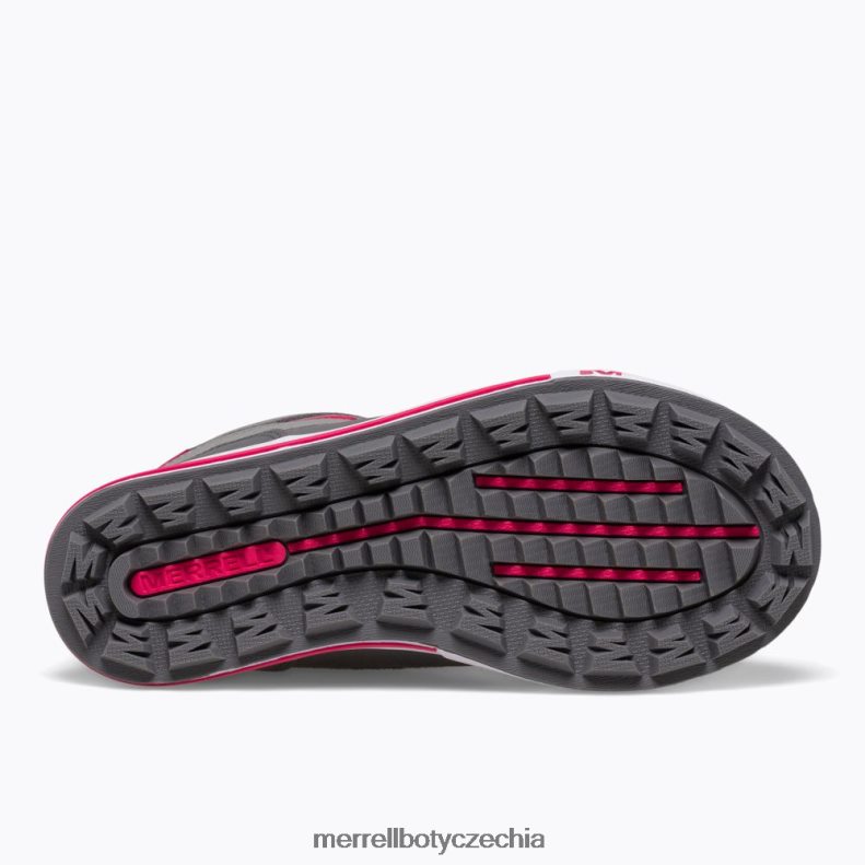 Merrell bota snowbank 3.0 (mk165187k) obuv J064V21481 šedá/bobulová děti