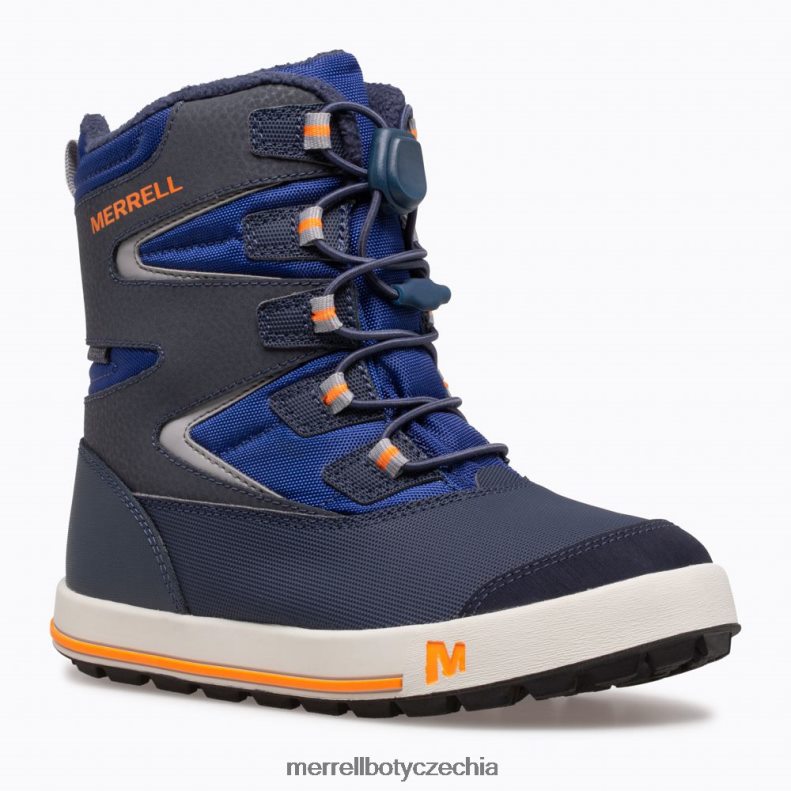 Merrell bota snowbank 3.0 (mk265184k) obuv J064V21482 námořnická/kobaltová/oranžová děti