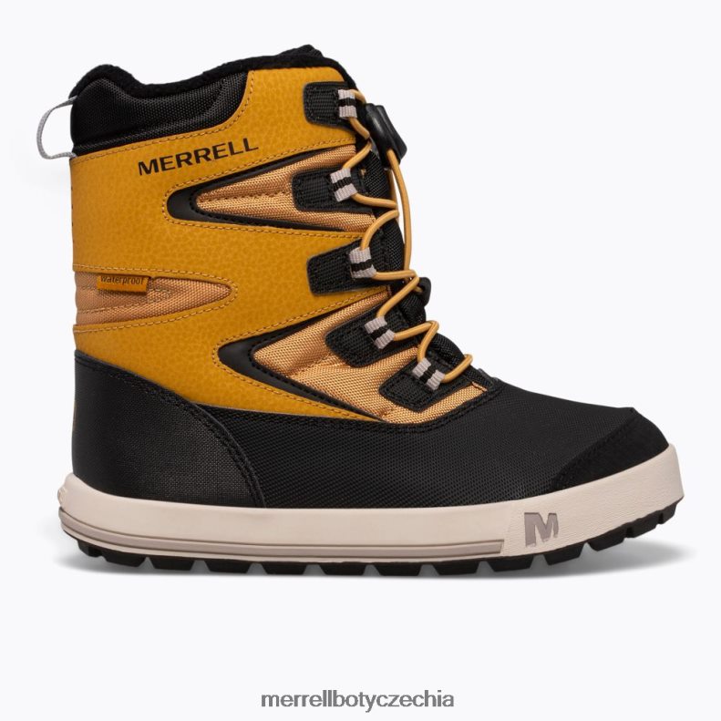 Merrell bota snowbank 3.0 (mk265185k) obuv J064V21485 pšenice děti