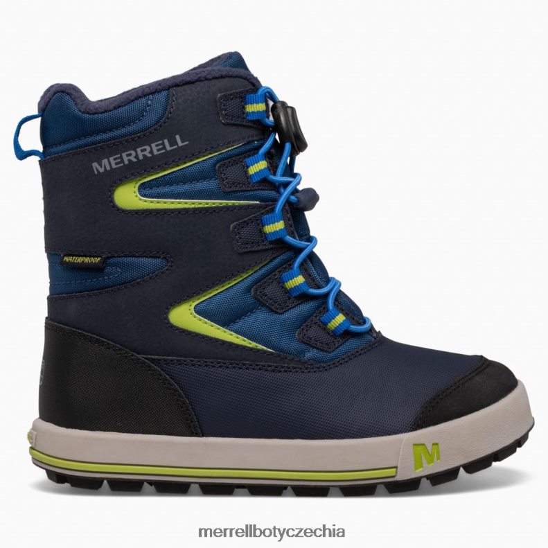 Merrell bota snowbank 3.0 (mk266222k) obuv J064V21479 námořnictvo/citron děti - Kliknutím na obrázek zavøete