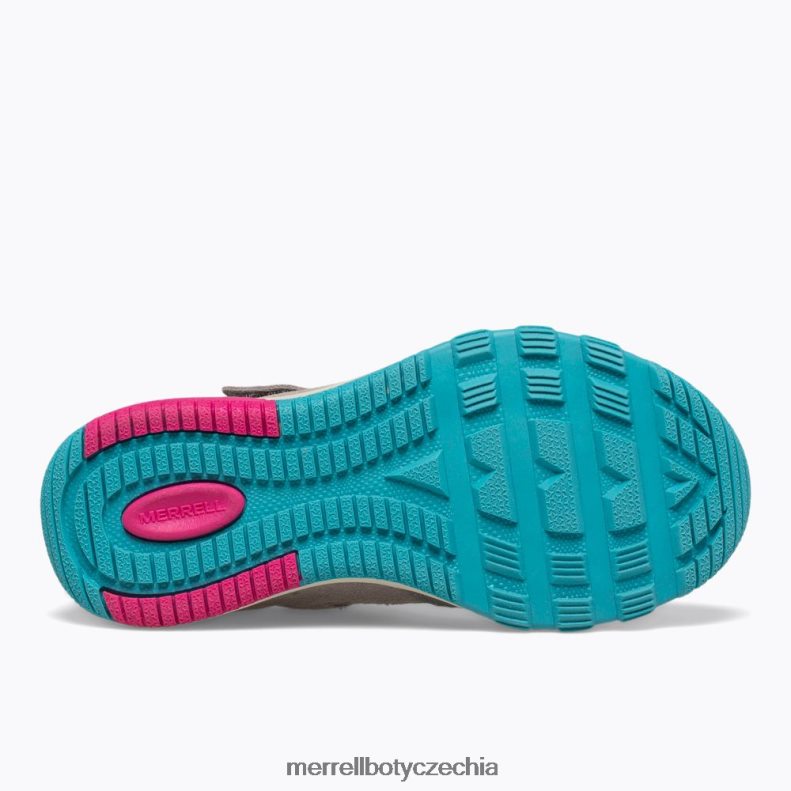 Merrell free roam jungle moc (mk165222) obuv J064V21425 šedá/turq/bobule děti