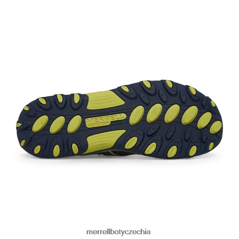 Merrell hydro h2o turistické sandály (mk262163) obuv J064V21412 námořnictvo/limetka děti