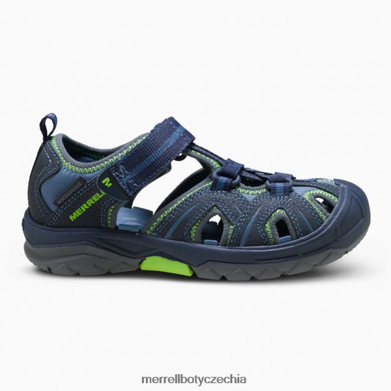 Merrell hydro sandál (my53375) obuv J064V21413 námořnická / zelená děti