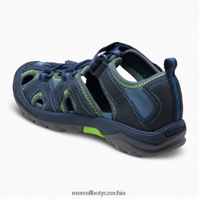 Merrell hydro sandál (my53375) obuv J064V21413 námořnická / zelená děti