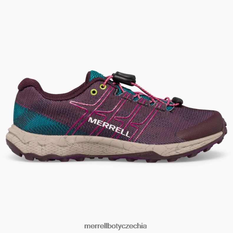 Merrell let moab s nízkou klimatizací (mk165737) obuv J064V21391 vínová děti