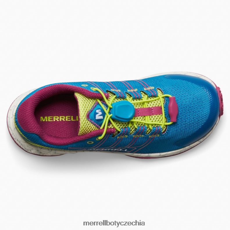 Merrell let moab s nízkou klimatizací (mk167108) obuv J064V21389 teal/lime/fuchsie děti