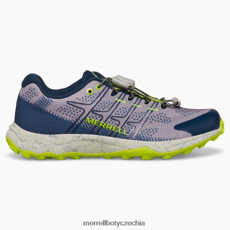 Merrell let moab s nízkou klimatizací (mk266772) obuv J064V21388 šedá/námořnická/citronová děti