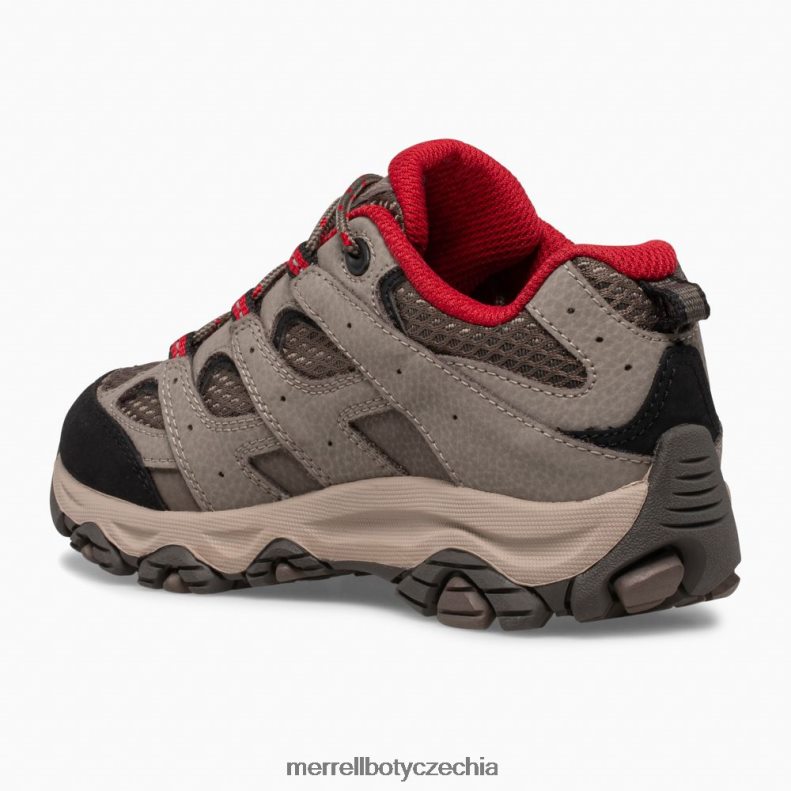 Merrell moab 3 nízké krajkové voděodolné tenisky (mk265705) obuv J064V21478 balvan červený děti