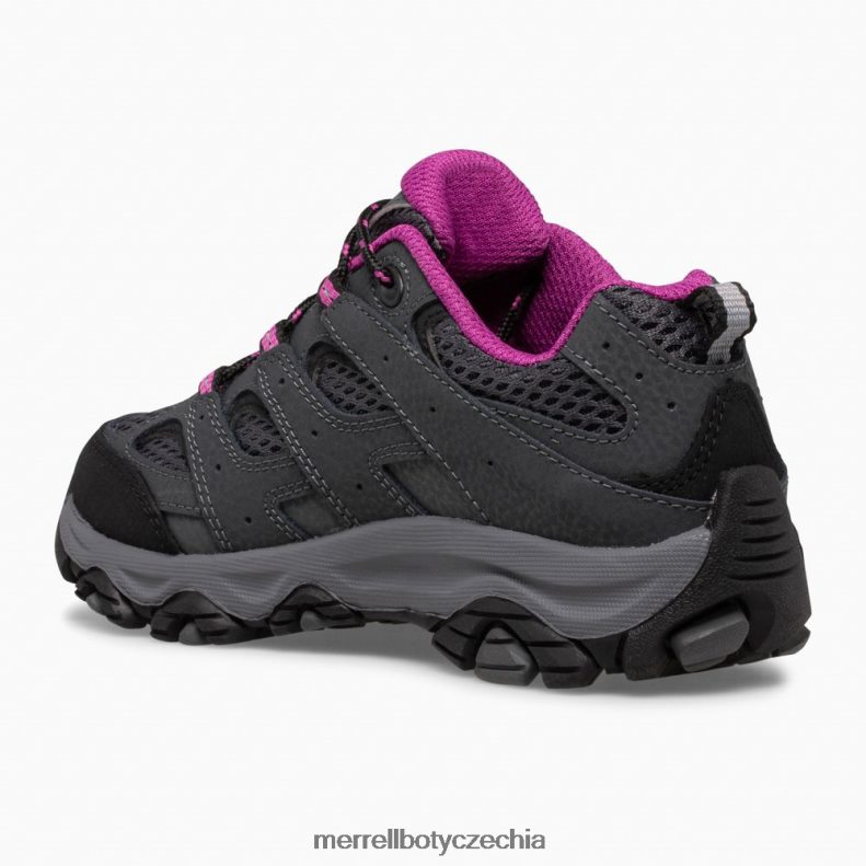 Merrell moab 3 nízké šněrovací boty (mk165708) obuv J064V21429 žula/bobule děti