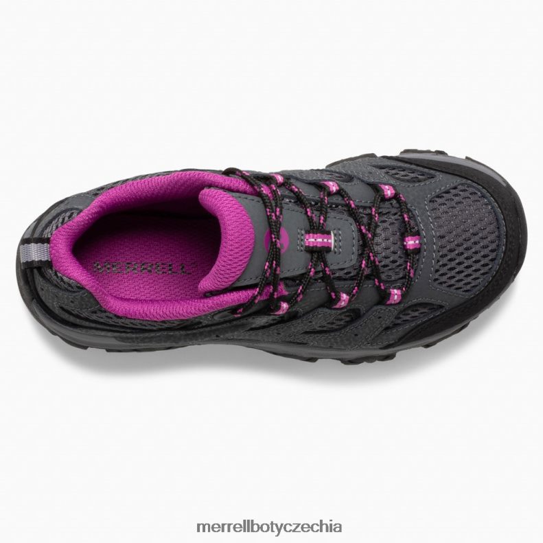 Merrell moab 3 nízké šněrovací boty (mk165708) obuv J064V21429 žula/bobule děti