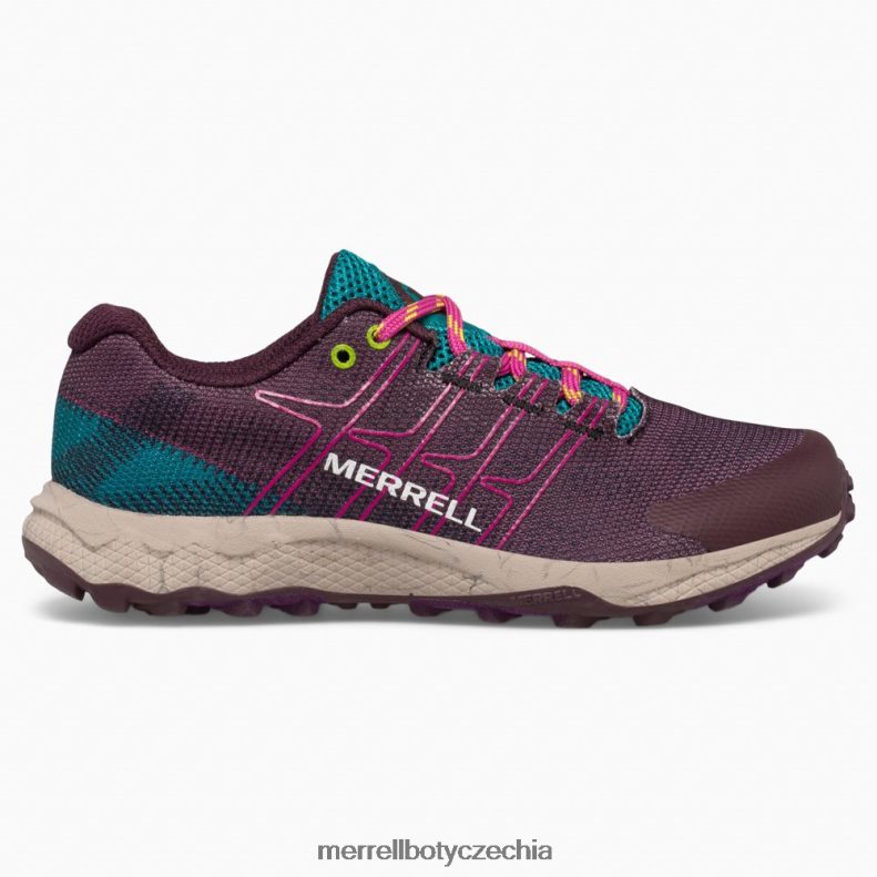 Merrell nízký let moab (mk165734) obuv J064V21436 vínová děti