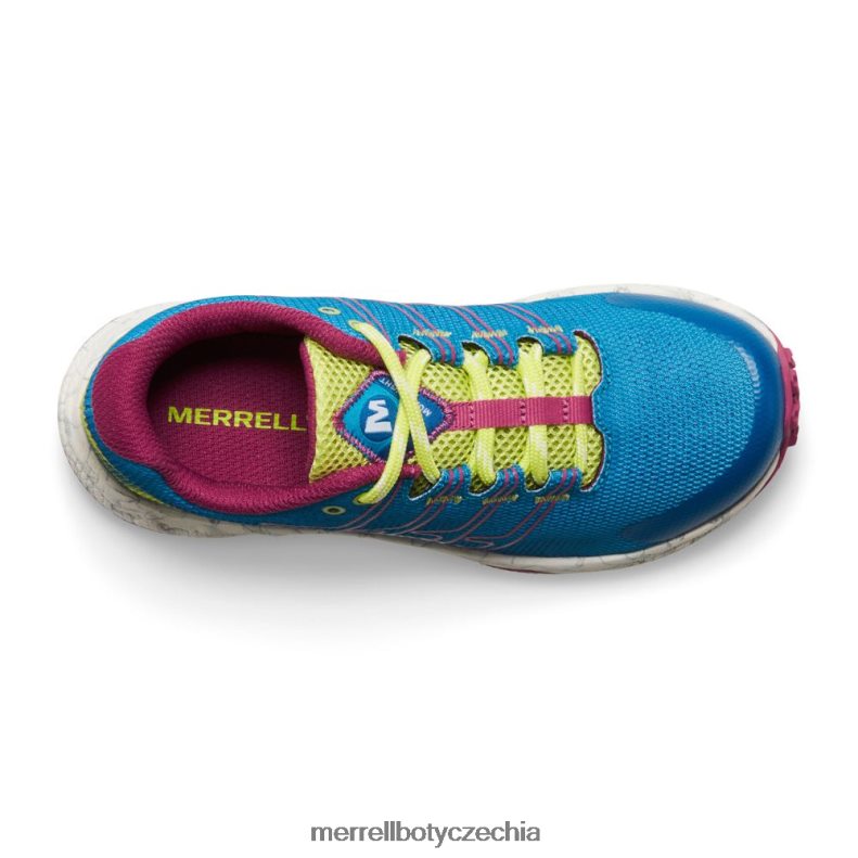 Merrell nízký let moab (mk167107) obuv J064V21438 teal/lime/fuchsie děti