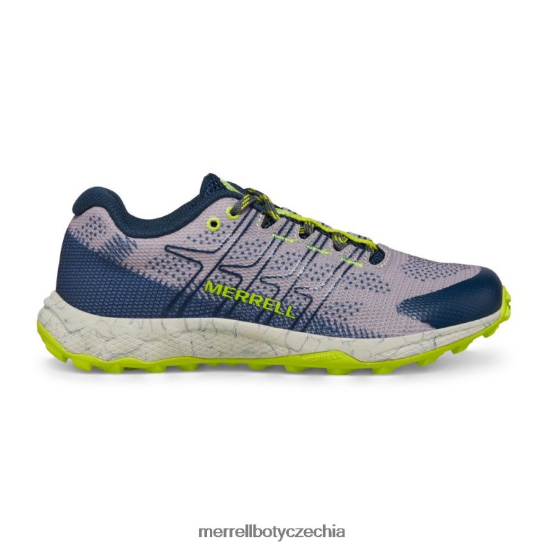 Merrell nízký let moab (mk266770) obuv J064V21437 šedá/námořnická/citronová děti