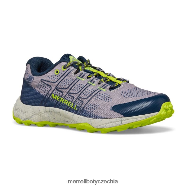 Merrell nízký let moab (mk266770) obuv J064V21437 šedá/námořnická/citronová děti