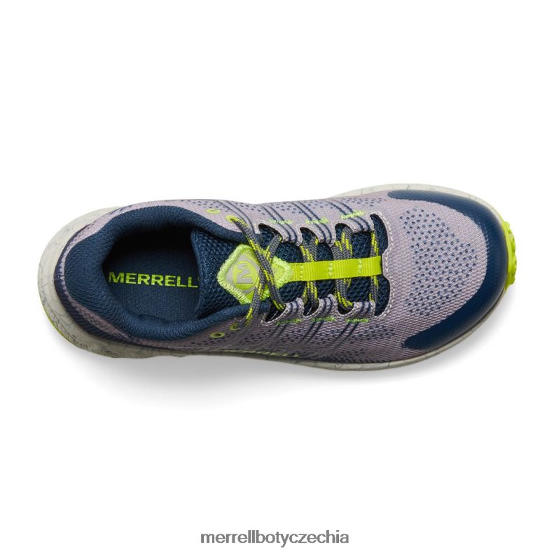 Merrell nízký let moab (mk266770) obuv J064V21437 šedá/námořnická/citronová děti