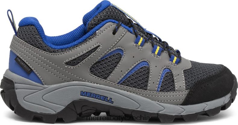 Merrell oakcreek nízké krajkové voděodolné tenisky (mk264770) obuv J064V21450 dřevěné uhlí děti